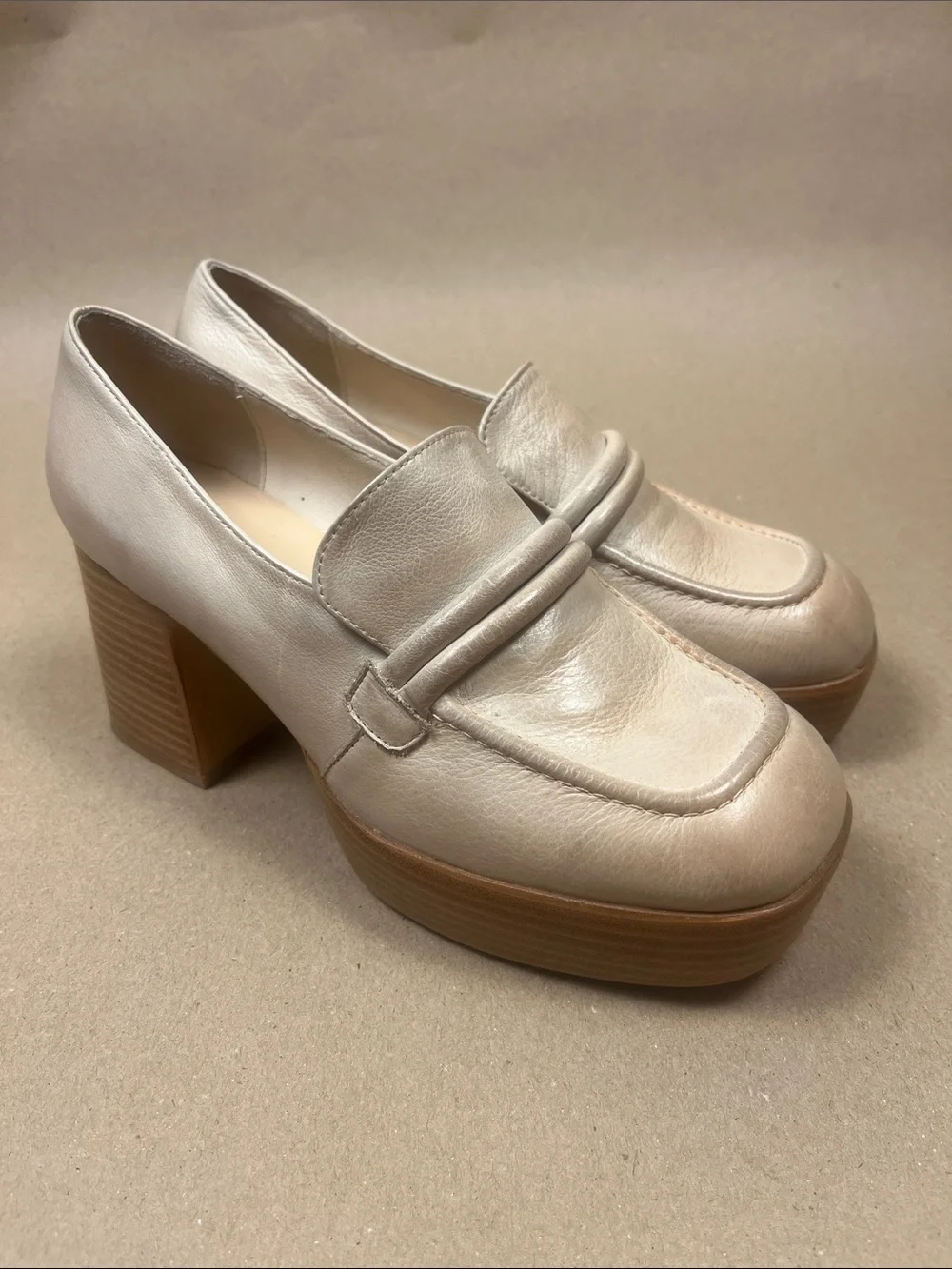 Silent D Platform Chunky Loafers Sz 6 (EU36)  Dark Academia / Y2K Platform